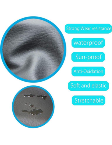 Cubierta de Asiento de Motocicleta Anlstart 100x70 cm Negro