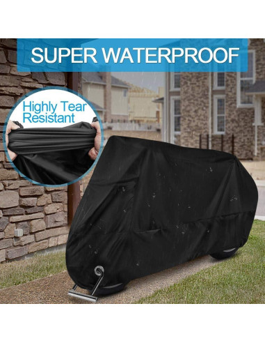 Cubierta Impermeable para Motocicleta LuLuya MC2XL hasta 243 cm