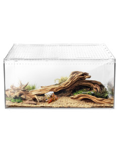 Tanque de Terrario AZV Reptile 20x15x10 cm para Gecko y Tarantula