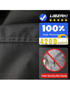 Cubierta de Motocicleta LI LIBZAKI Touring Gris 272x99 cm 2