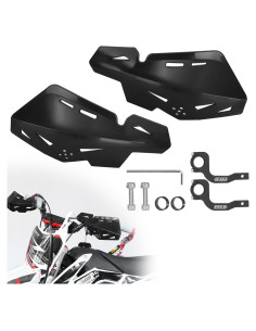 Protectores de Manos JIAYAN 22mm para Motocicleta y ATV - Negro