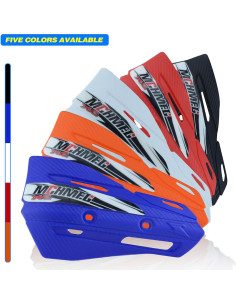 Guardias de Manos MCHMFG Universales para Motocicleta 22mm y 28mm - Azul 2