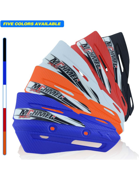 Guardias de Manos MCHMFG Universales para Motocicleta 22mm y 28mm - Azul