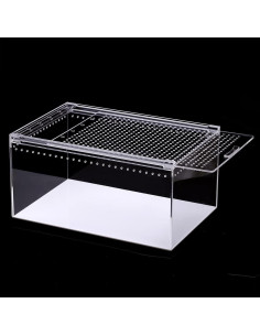 Recinto Acrílico Grande NANEEZOO 9.5L para Reptiles 30.5x20.3cm 2