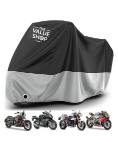 Cubierta de Motocicleta The Value Shop 420D Impermeable 243.84x109.22cm