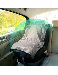Funda de Sombra para Asiento de Coche BBTO - 2 Pcs, Protección Térmica 2