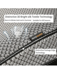 Cubierta de Asiento de Coche Auto Newer Gris Universal 1PCS 2