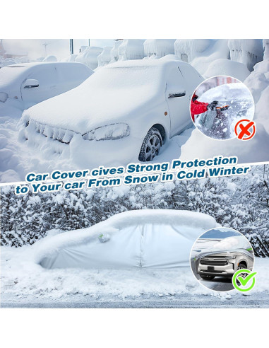 Funda para Auto TUCAREST 6 Capas Impermeable Sedán XL 500-528 cm