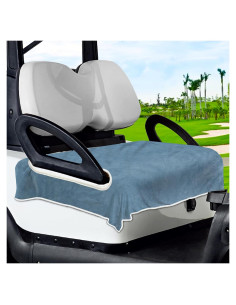 Fundas de Asiento para Carro de Golf YOKYHOM Microfibra Gris 130x79cm