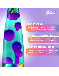 Lámpara de Movimiento Líquido Jambo 41cm Crepúsculo Neón 2