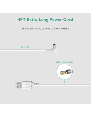 Cable de Alimentación 1.2m para Proyector Mooyran Astronauta