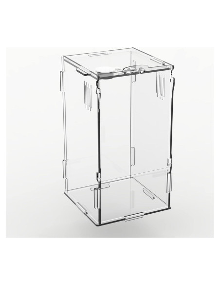 Tanque Mini Reptil Acrílico BETAZOOER 10.16x10.16x20.32cm