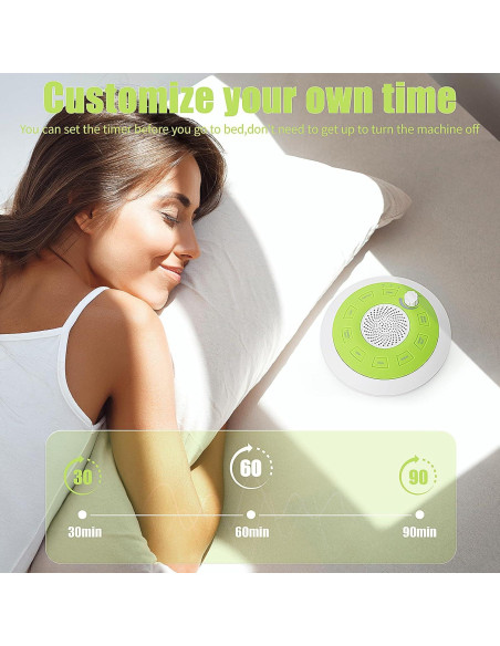 Máquina de Ruido Blanco ShaArkMango JL-C300 Recargable 8 Sonidos