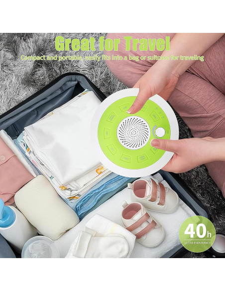 Máquina de Ruido Blanco ShaArkMango JL-C300 Recargable 8 Sonidos