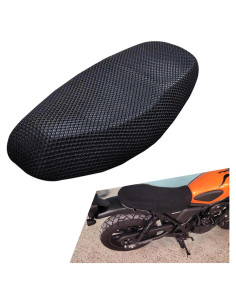 Funda de Asiento de Motocicleta Zeathery HERYZYT3334BL-M Negra
