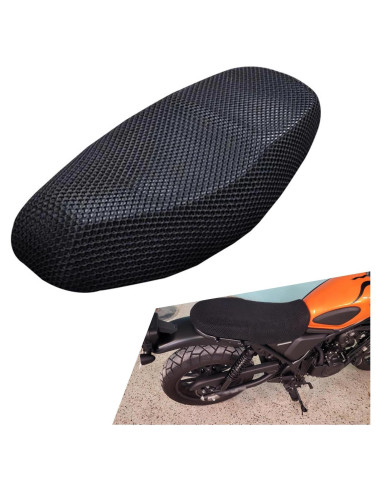 Funda de Asiento de Motocicleta Zeathery HERYZYT3334BL-M Negra