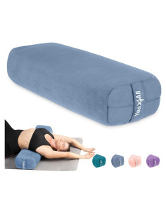 Cojín de Yoga Yes4All HSYH Azul Triple Capa 68.5x25.4cm