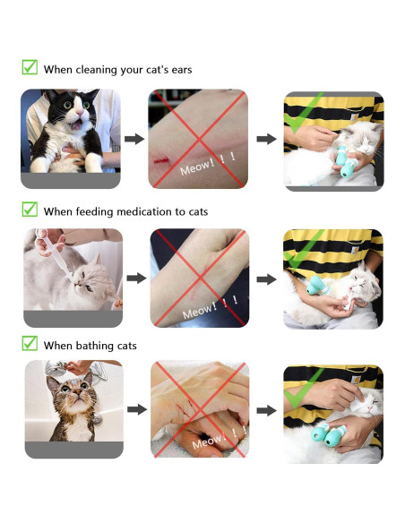 Botas de Silicona Ajustables para Gatos MSMUOEZ G400 Verde