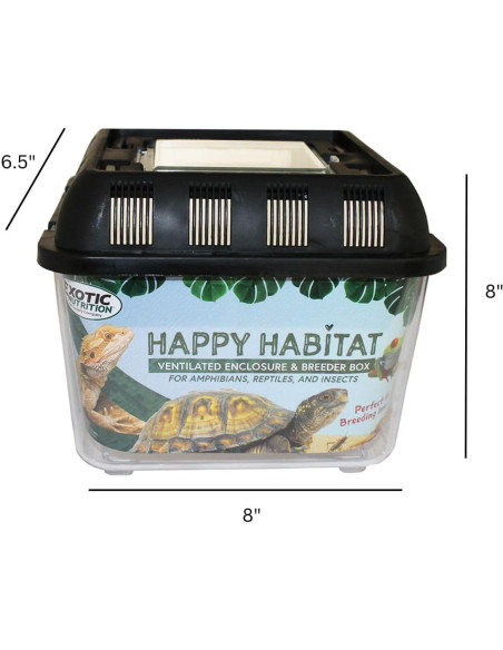 Hábito Feliz Terrario Estándar Exotic Nutrition 20x20 cm