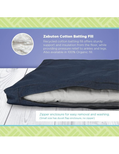 Cojín de Meditación Bean Products 61x61x5cm Algodón Agua