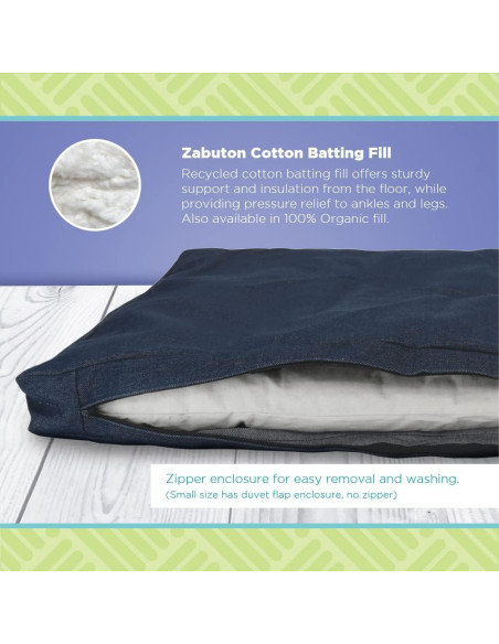 Cojín de Meditación Bean Products 61x61x5cm Algodón Agua