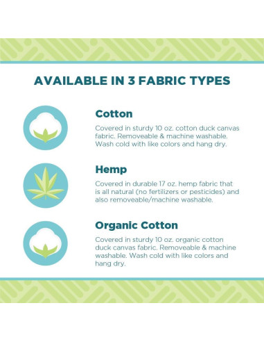 Cojín de Meditación Bean Products 61x61x5cm Algodón Agua