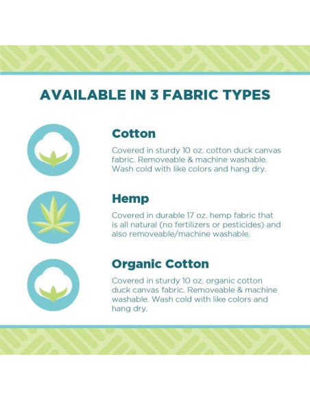 Cojín de Meditación Bean Products 61x61x5cm Algodón Agua