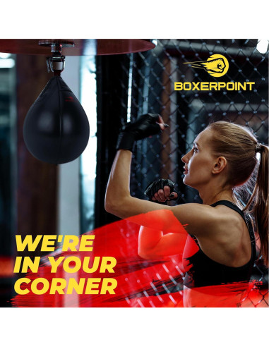 Bolsa de Velocidad BOXERPOINT - Cuero PU Duradero para Boxeo