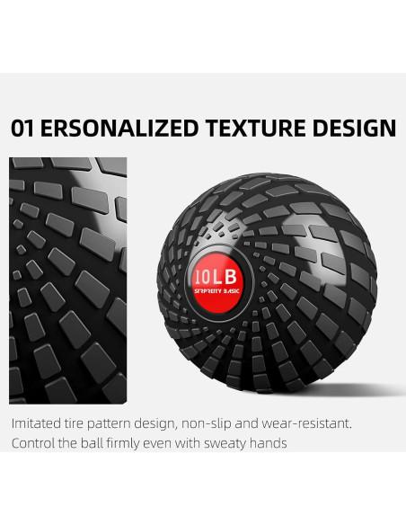 Bola de Medicina 4.5 kg STRPRETTY BASIC Negro Dinámico