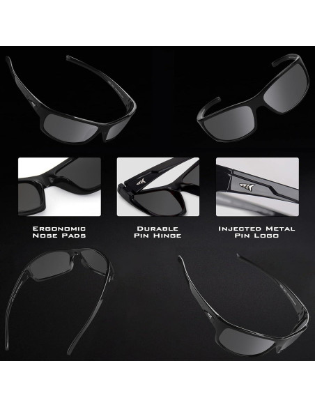 Gafas de sol deportivas polarizadas KastKing Kateel UV 100%