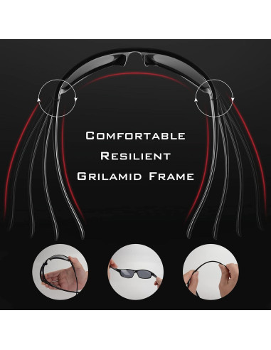 Gafas de sol deportivas polarizadas KastKing Kateel UV 100%