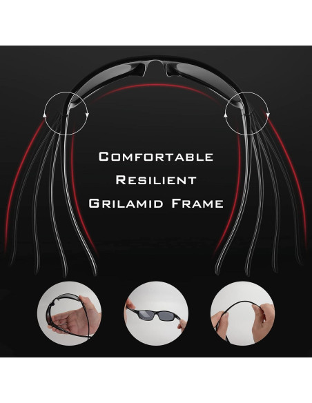 Gafas de sol deportivas polarizadas KastKing Kateel UV 100%