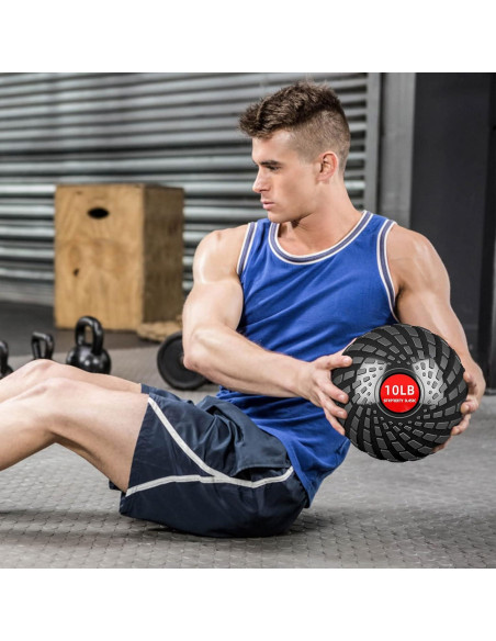 Bola de Medicina 4.5 kg STRPRETTY BASIC Negro Dinámico