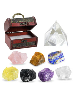 Conjunto de Cristales de Sanación TATOODAA 9 Piezas Chakra