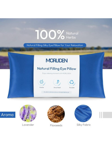 Cojín para los Ojos de Lavanda MORLIDEN 1 Cuenta Azul