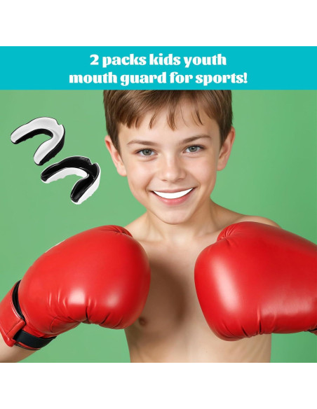 Protector Bucal Deportivo Gjinxi603948 para Jóvenes - 2 Pcs