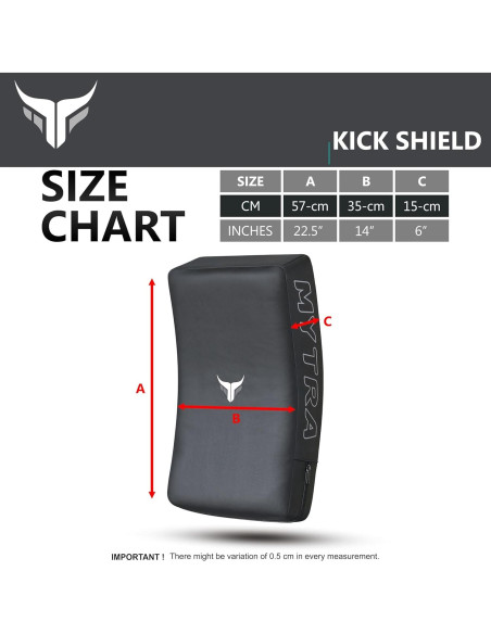 Escudo de Patada Mytra Fusion M1 Negro para Kickboxing