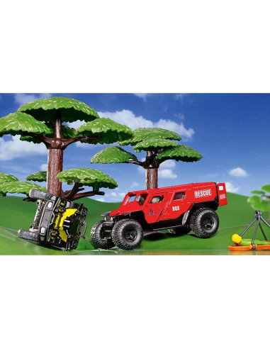 Ambulancia de Rescate GHE-O Siku 2307 Metal 1:50 Rojo