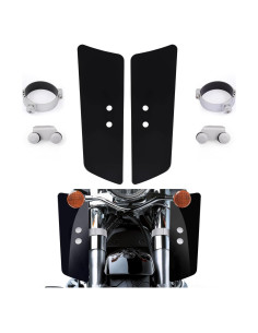 Deflectores de viento para horquilla delantera Kiawnia Negro