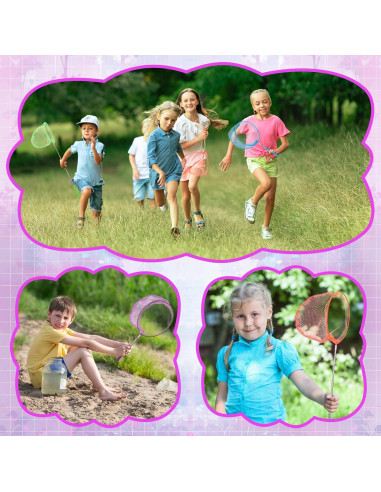 24 Redes Telescópicas para Niños Sosation, 38-86 cm Coloridas