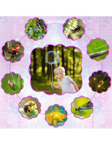 24 Redes Telescópicas para Niños Sosation, 38-86 cm Coloridas