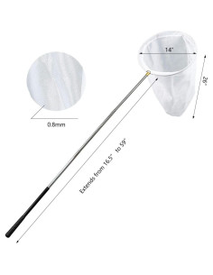 Red profesional para insectos RESTCLOUD 73 cm telescópica 2