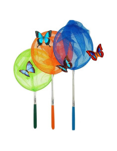 Juego de 3 Redes Telescópicas M-jump para Atrapar Insectos y Peces