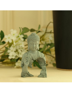 Estatua de Buda Meditativa Sdeetesamjun 12.7cm Arenisca 2