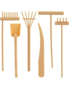 Juego de Herramientas de Jardín Zen SYCOOVEN 6 Piezas Plástico 2