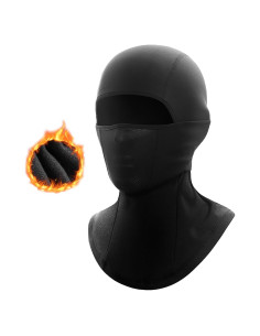 Balaclava de Invierno para Esquí y Ciclismo - Negro - Mujer