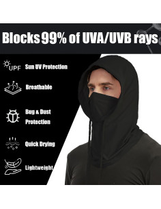Balaclava Protectora UV Transpirable para Hombres y Mujeres 2