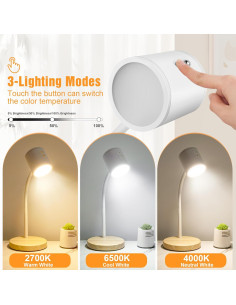 Lámpara de Proyección LED KIANDQU 3D Doble Cara 2700K-6500K 2