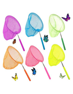 Shindel 6 Redes Telescópicas para Insectos y Mariposas 81 cm