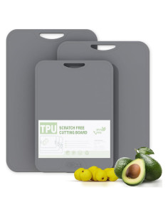 Juego de 3 Tablas de Cortar JOYZAN TPU Antideslizantes 21-28 cm